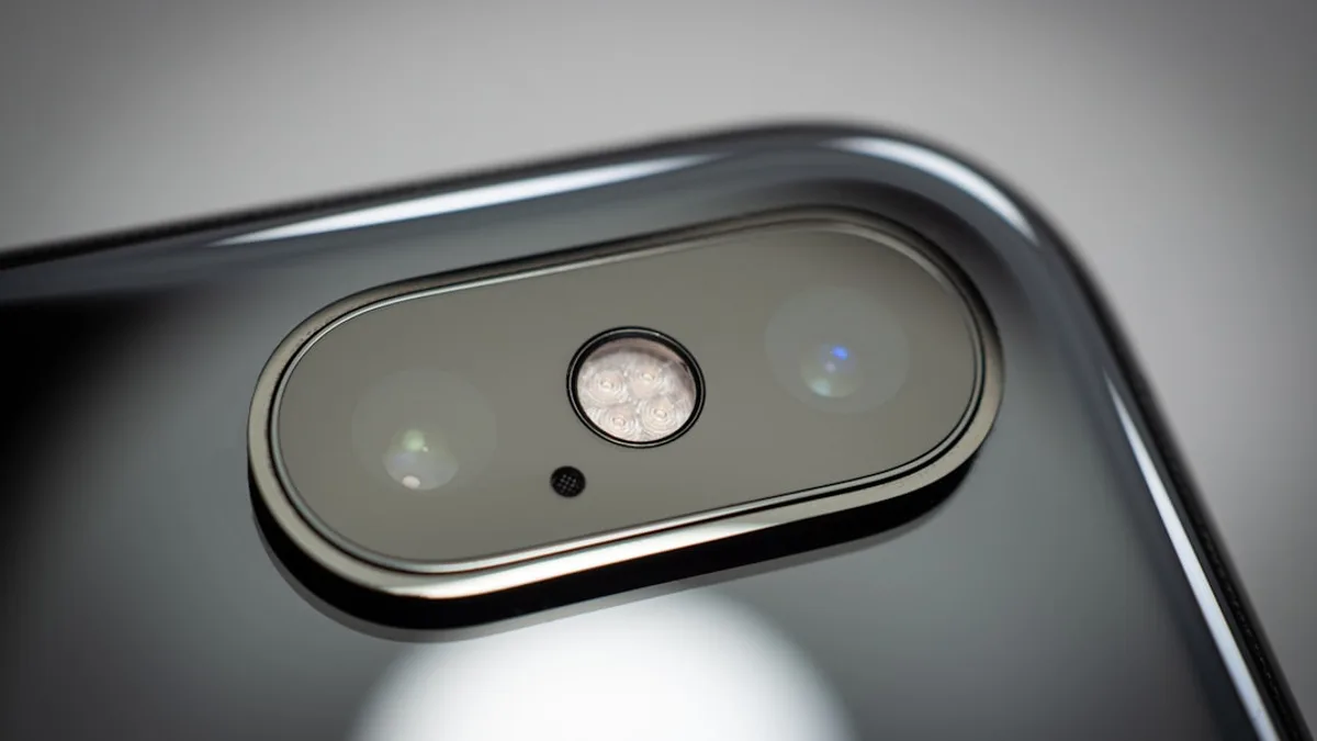 space gray iPhone X