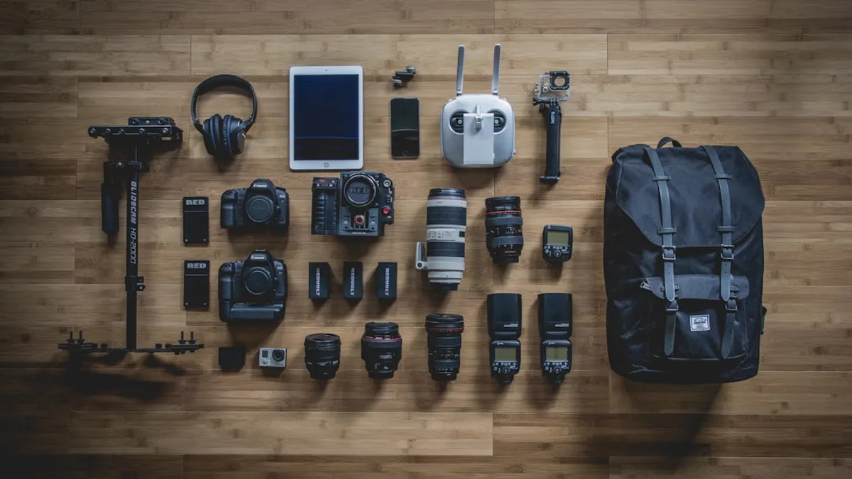 photo of DSLR camera
