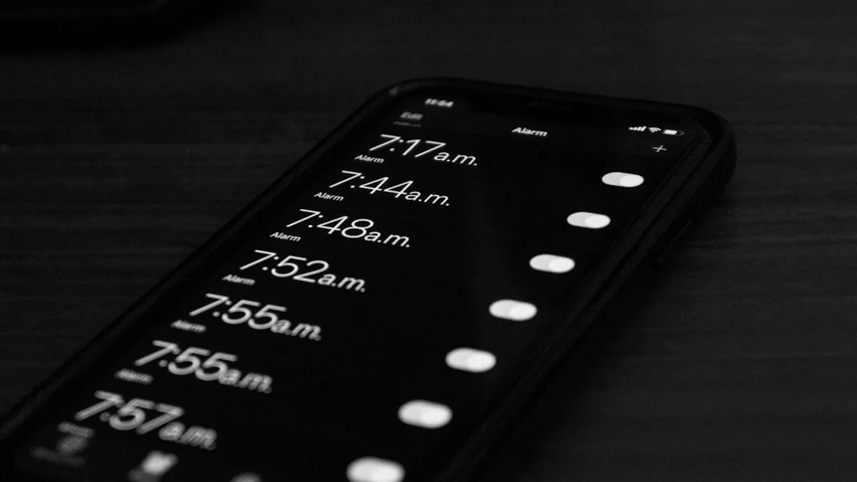 a close up of a cell phone on a table