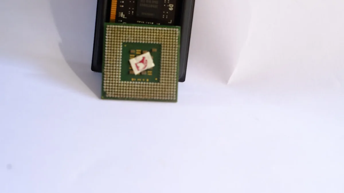 a small green box
