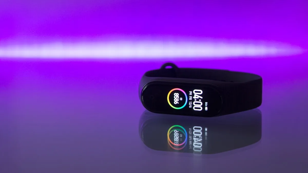 black Xiaomi Mi fitness tracker