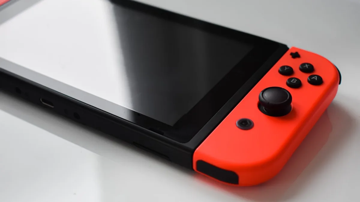 orange and black nintendo switch