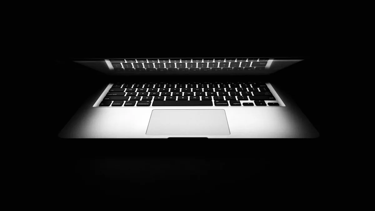 gray laptop computer
