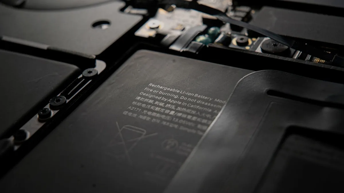 black and silver electronic device