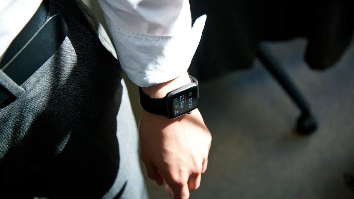 Apple Watch on person's wrist